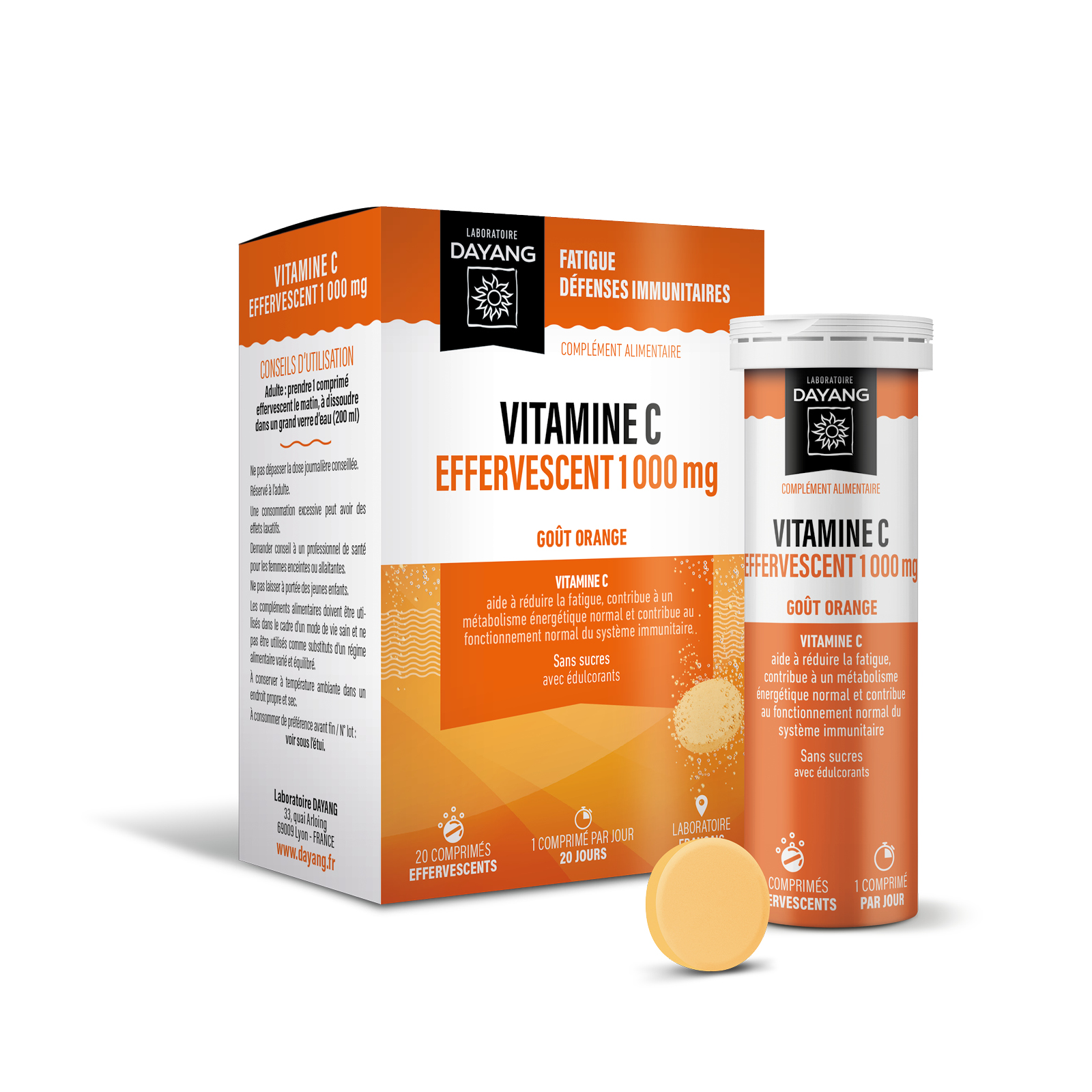 Vitamine C effervescent 1 000 mg