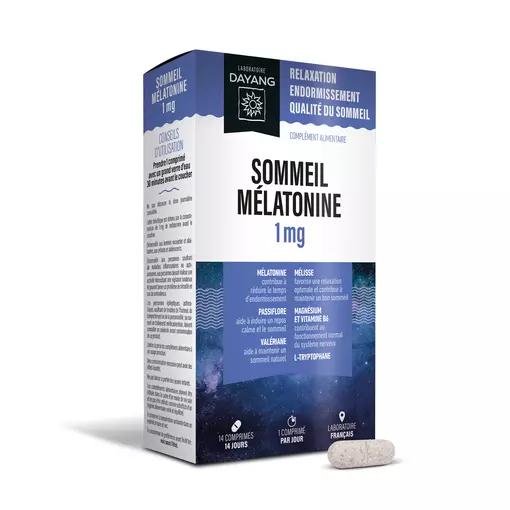 Sommeil mélatonine 1 mg